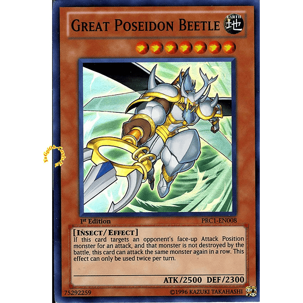Great Poseidon Beetle - PRC1-EN008 - Super Rare