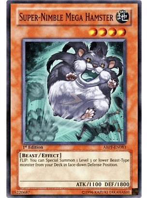 Super-Nimble Mega Hamster - ABPF-EN083 - Super Rare