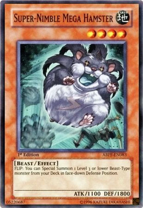 Super-Nimble Mega Hamster - ABPF-EN083 - Super Rare