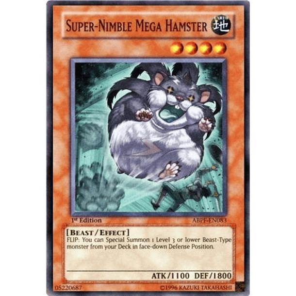 Super-Nimble Mega Hamster - ABPF-EN083 - Super Rare
