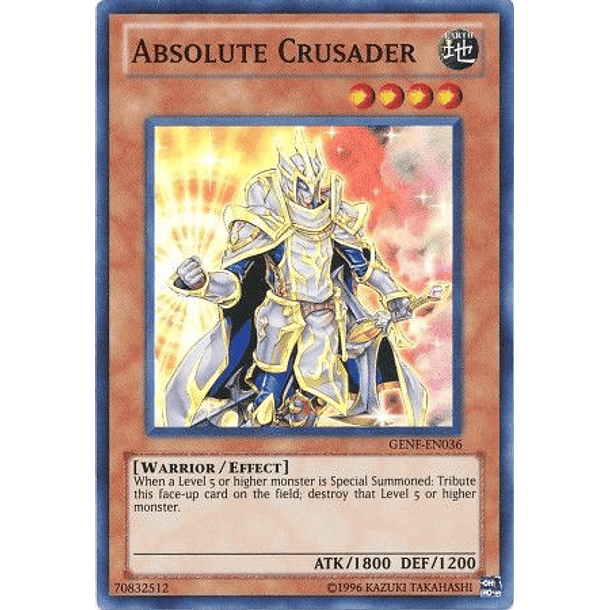 Absolute Crusader - GENF-EN036 - Super Rare