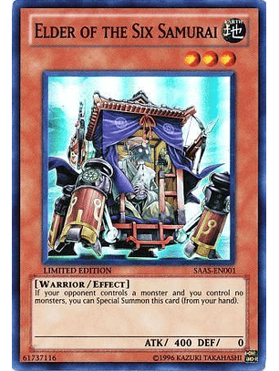Elder of the Six Samurai - SAAS-EN001 - Super Rare