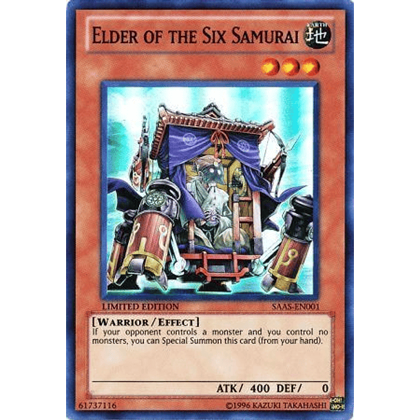Elder of the Six Samurai - SAAS-EN001 - Super Rare