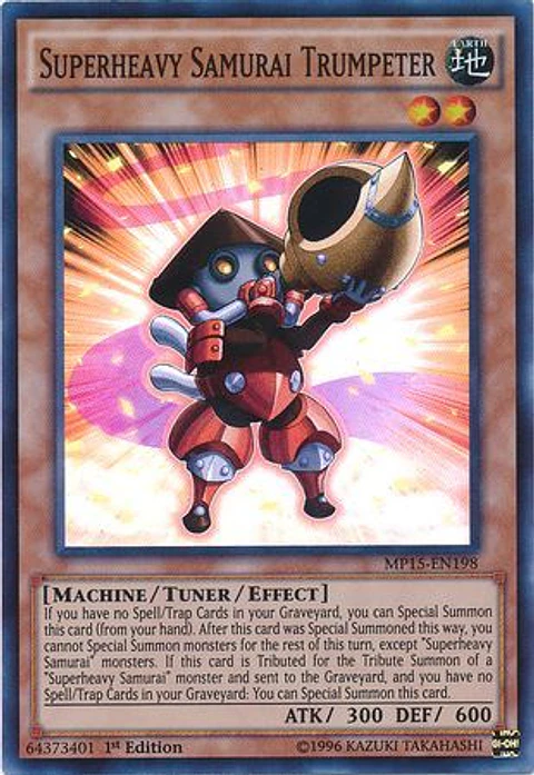 Superheavy Samurai Trumpeter - MP15-EN198 - Super Rare