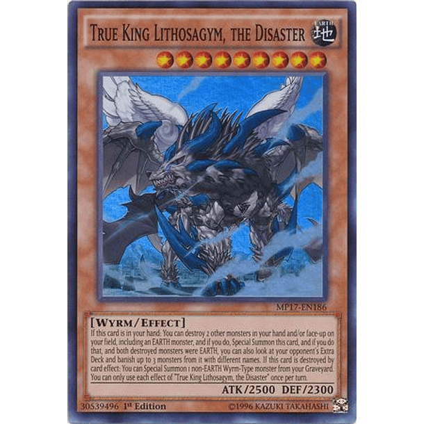 True King Lithosagym, the Disaster - MP17-EN186 - Super Rare 