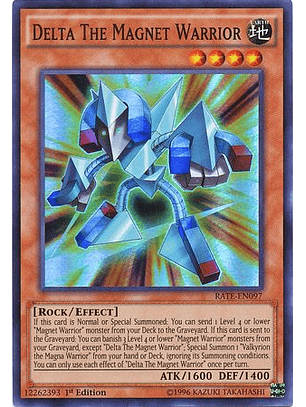 Delta The Magnet Warrior - RATE-EN097 - Super Rare