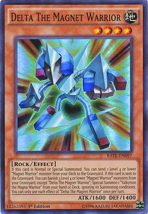 Delta The Magnet Warrior - RATE-EN097 - Super Rare