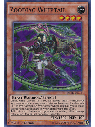 Zoodiac Whiptail - RATE-EN016 - Super Rare 