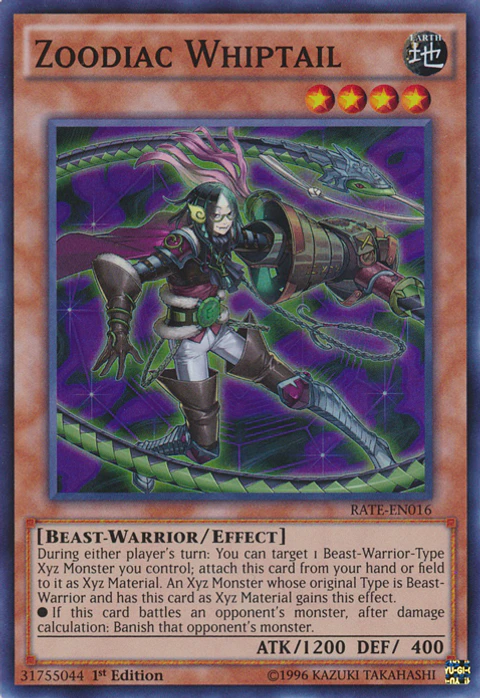 Zoodiac Whiptail - RATE-EN016 - Super Rare 