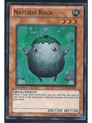 Naturia Rock - HA02-EN002 - Super Rare