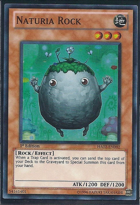 Naturia Rock - HA02-EN002 - Super Rare