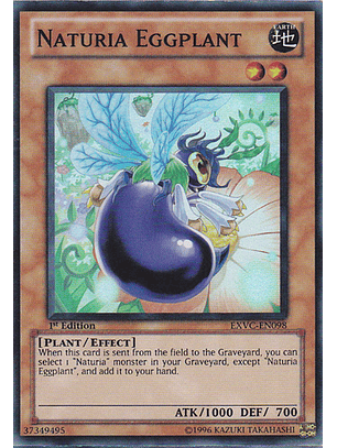 Naturia Eggplant - EXVC-EN098 - Super Rare 