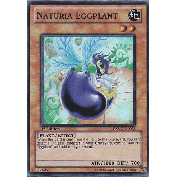 Naturia Eggplant - EXVC-EN098 - Super Rare 