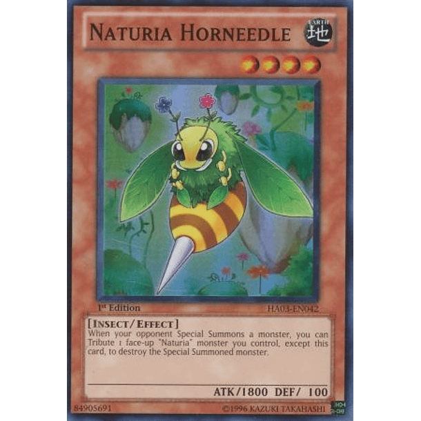 Naturia Hornneedle - HA03-EN042 - Super Rare