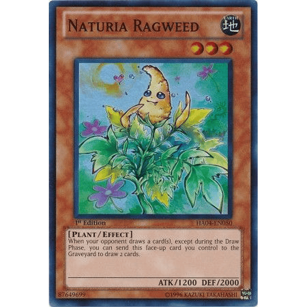 Naturia Ragweed - HA04-EN050 - Super Rare