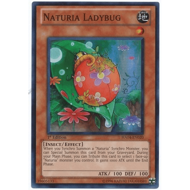 Naturia Ladybug - HA04-EN020 - Super Rare