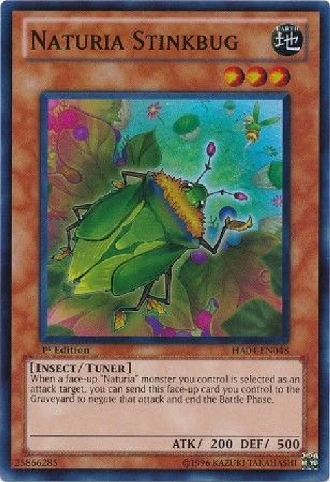 Naturia Stinkbug - HA04-EN048 - Super Rare