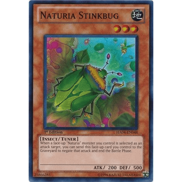 Naturia Stinkbug - HA04-EN048 - Super Rare