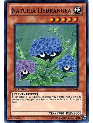 Naturia Hydrangea - HA03-EN044 - Super Rare