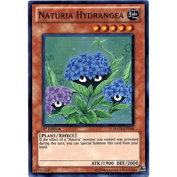 Naturia Hydrangea - HA03-EN044 - Super Rare
