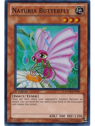 Naturia Butterfly - HA04-EN019 - Super Rare