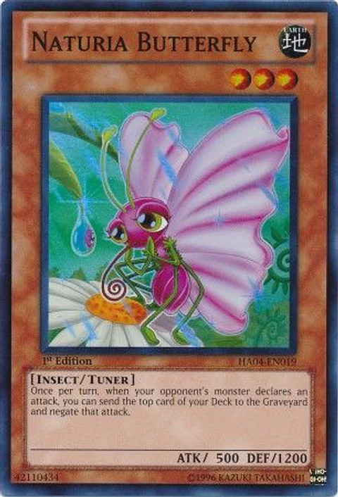 Naturia Butterfly - HA04-EN019 - Super Rare