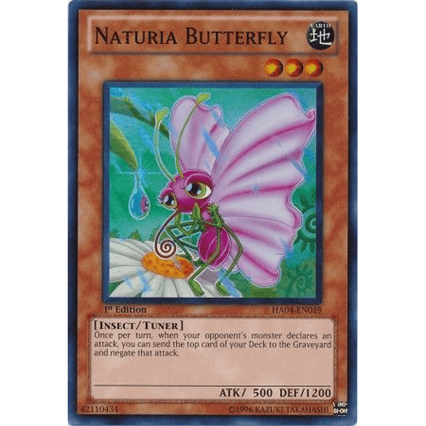 Naturia Butterfly - HA04-EN019 - Super Rare