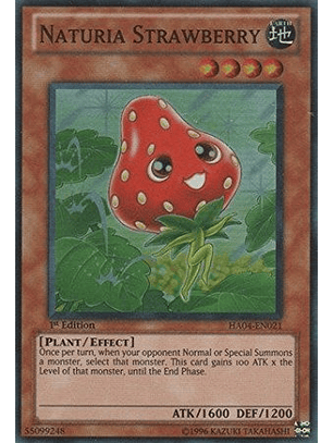 Naturia Strawberry - HA04-EN021 - Super Rare