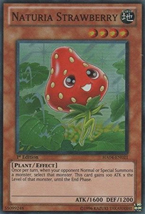 Naturia Strawberry - HA04-EN021 - Super Rare