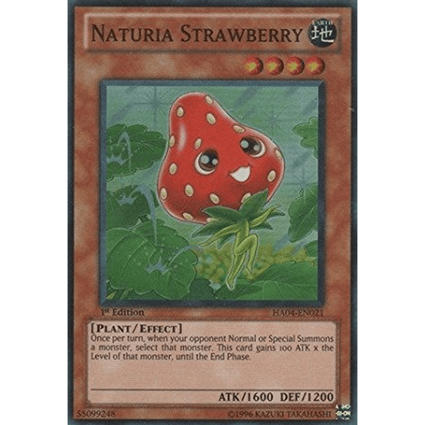 Naturia Strawberry - HA04-EN021 - Super Rare