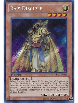 Ra's Disciple - DRLG-EN024 - Secret Rare (español)