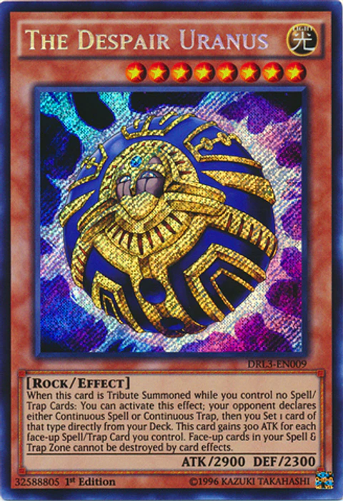 The Despair Uranus - DRL3-EN009 - Secret Rare