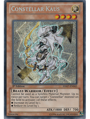 Constellar Kaus - HA07-EN045 - Secret Rare