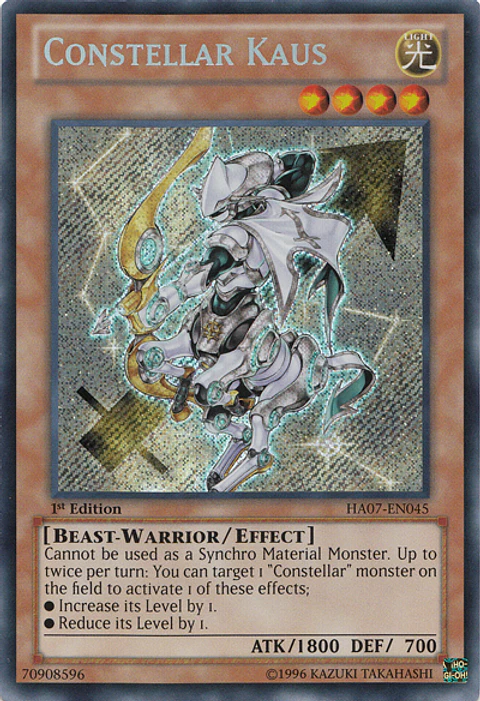 Constellar Kaus - HA07-EN045 - Secret Rare