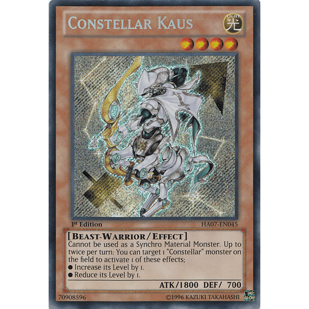 Constellar Kaus - HA07-EN045 - Secret Rare