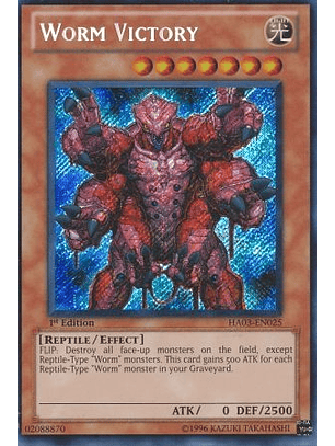 Worm Victory - HA03-EN025 - Secret Rare