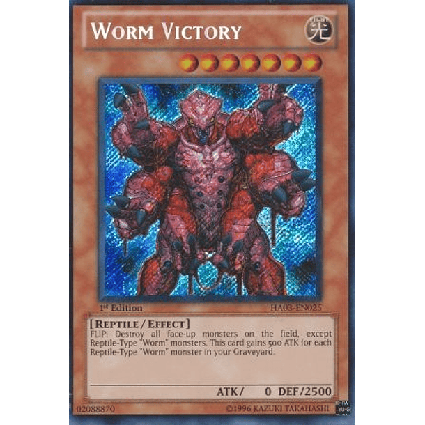 Worm Victory - HA03-EN025 - Secret Rare