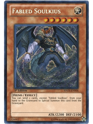 Fabled Soulkius - HA03-EN004 - Secret Rare
