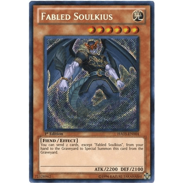 Fabled Soulkius - HA03-EN004 - Secret Rare