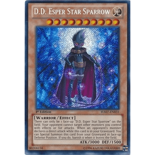 D.D. Esper Star Sparrow - HA07-EN031 - Secret Rare