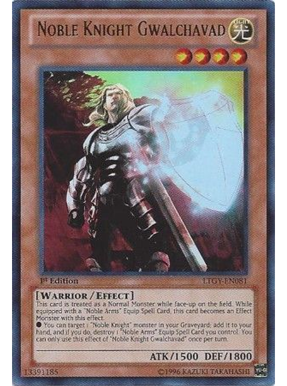 Noble Knight Gwalchavad - LTGY-EN081 - Ultra Rare