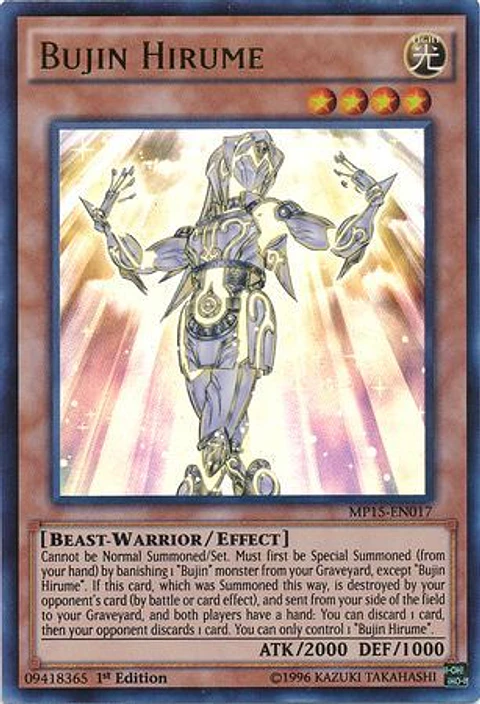 Bujin Hirume - MP15-EN017 - Ultra Rare (jugada)