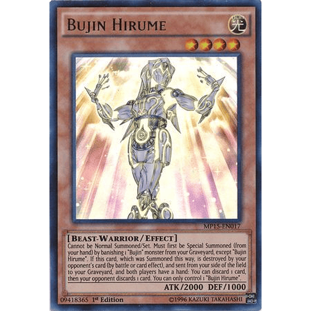 Bujin Hirume - MP15-EN017 - Ultra Rare (jugada)