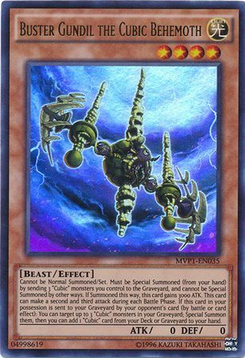 Buster Gundil the Cubic Behemoth - MVP1-EN035 - Ultra Rare