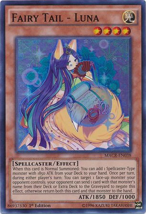 Fairy Tail - Luna - MACR-EN038 - Super Rare 
