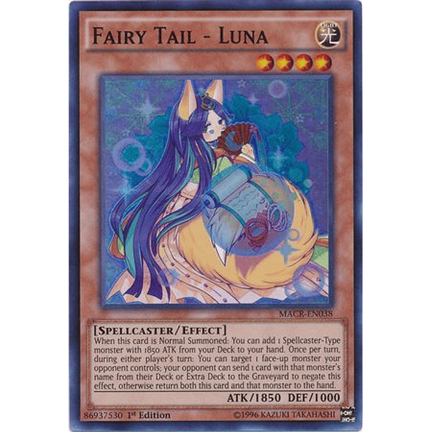 Fairy Tail - Luna - MACR-EN038 - Super Rare 