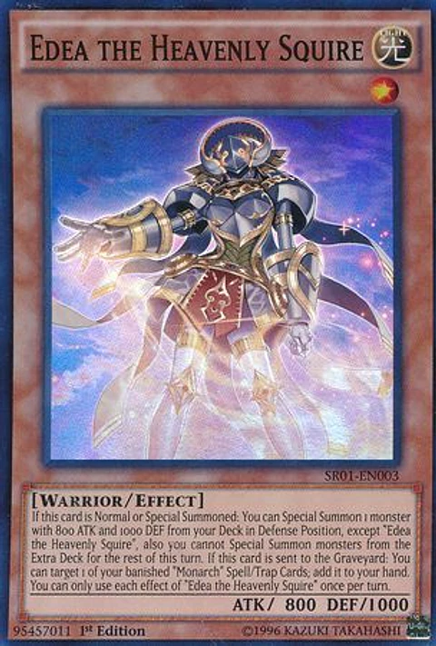 Edea the Heavenly Squire - SR01-EN003 - Super Rare 