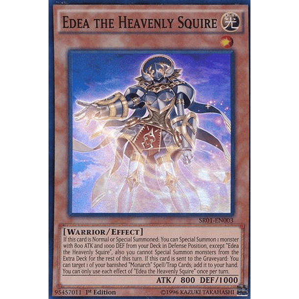 Edea the Heavenly Squire - SR01-EN003 - Super Rare 