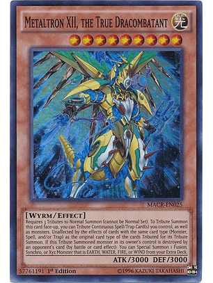 Metaltron XII, the True Dracombatant - MACR-EN025 - Super Rare