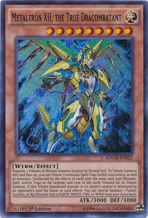 Metaltron XII, the True Dracombatant - MACR-EN025 - Super Rare